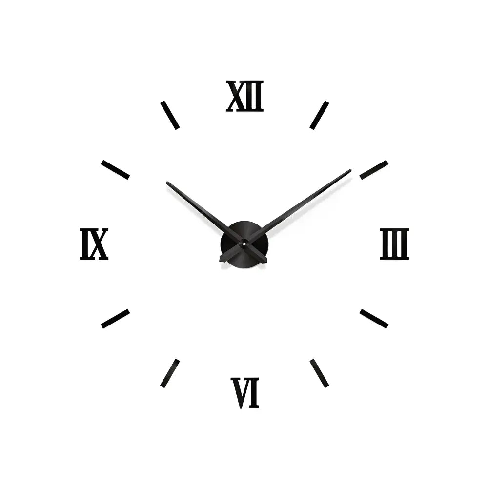 3D Sticker Wall Clock – view 7