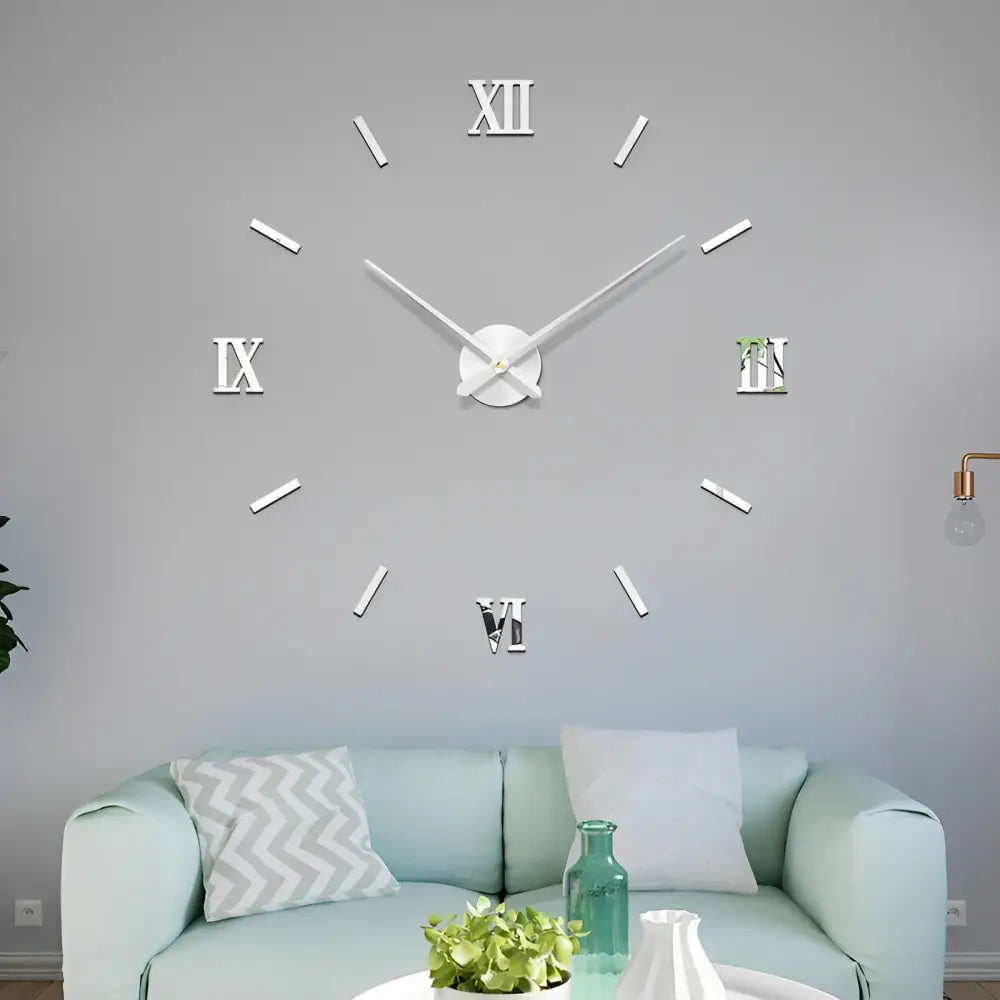 3D Sticker Wall Clock – view 11