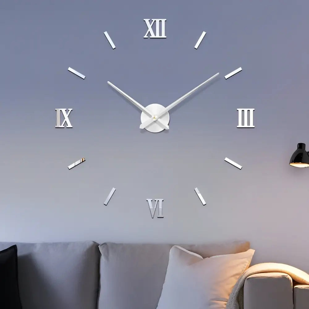 3D Sticker Wall Clock – view 13