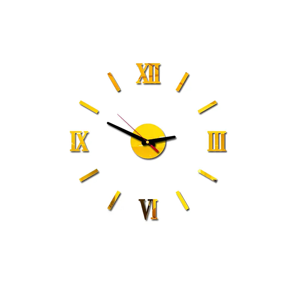3D Sticker Wall Clock – view 14
