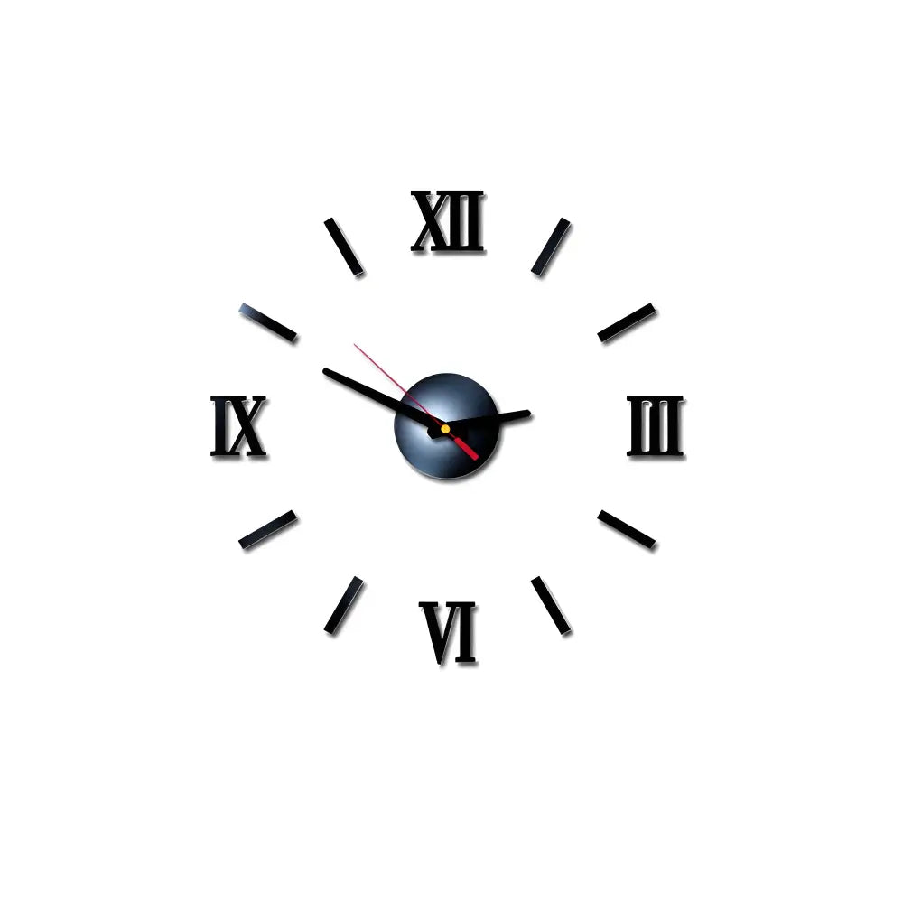3D Sticker Wall Clock – view 15