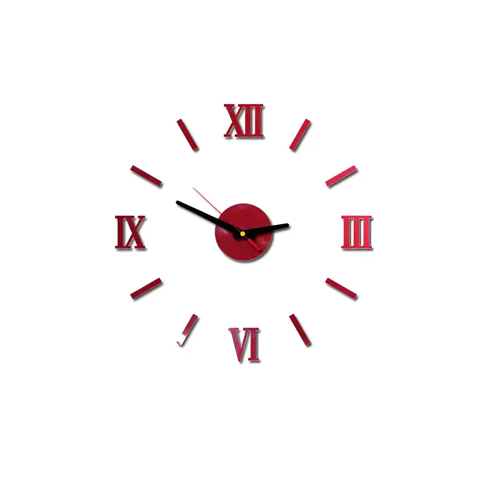 3D Sticker Wall Clock – view 17