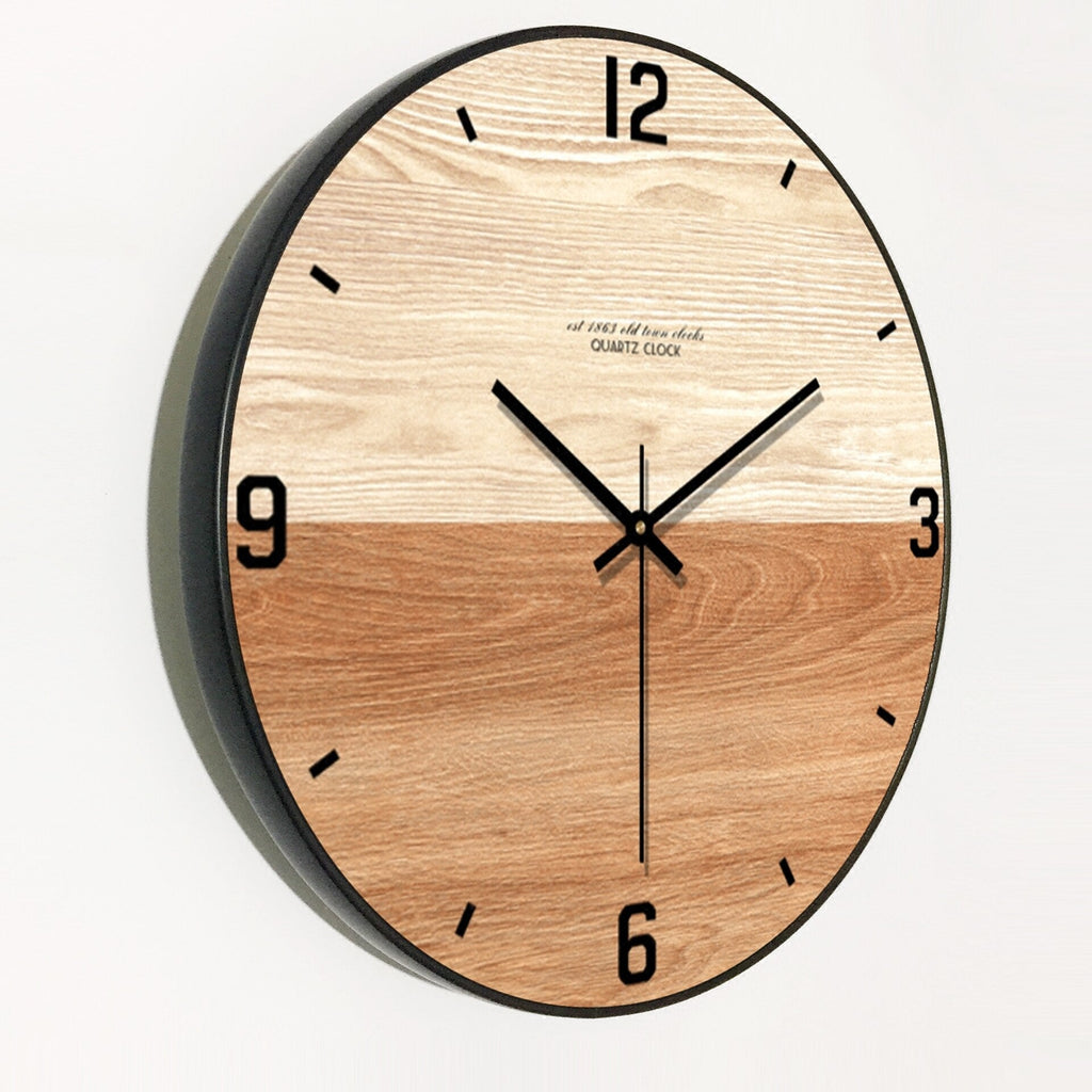 Dual-Tone wooden wall clock – view 13
