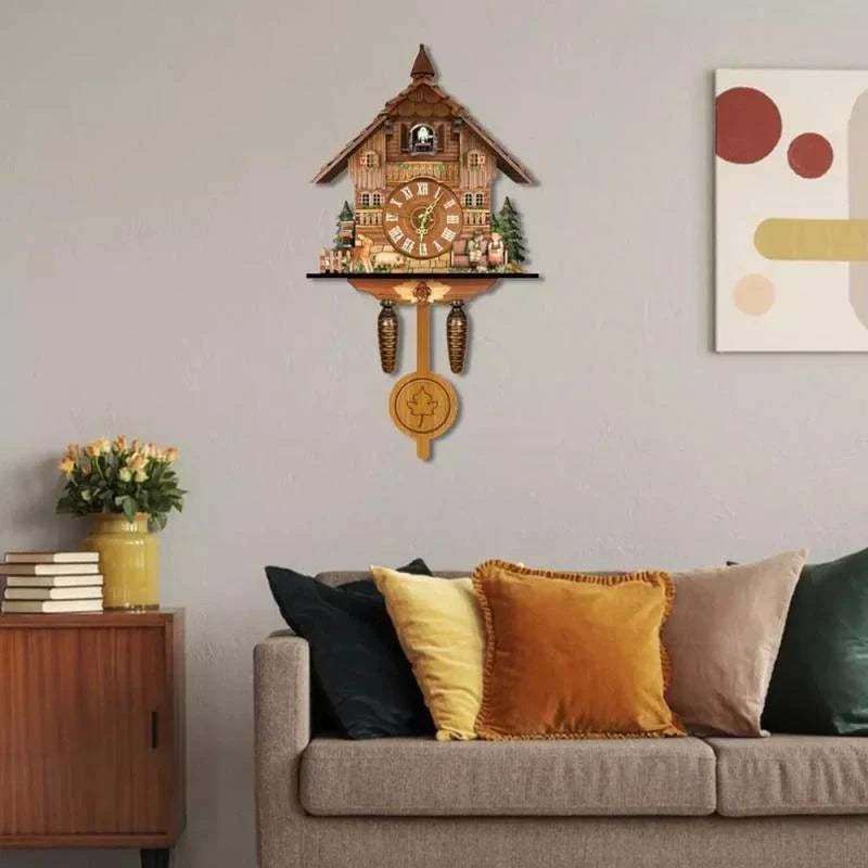Traditional Chalet Cuckoo Wall Clock – view 4