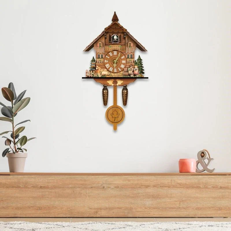 Traditional Chalet Cuckoo Wall Clock – view 2