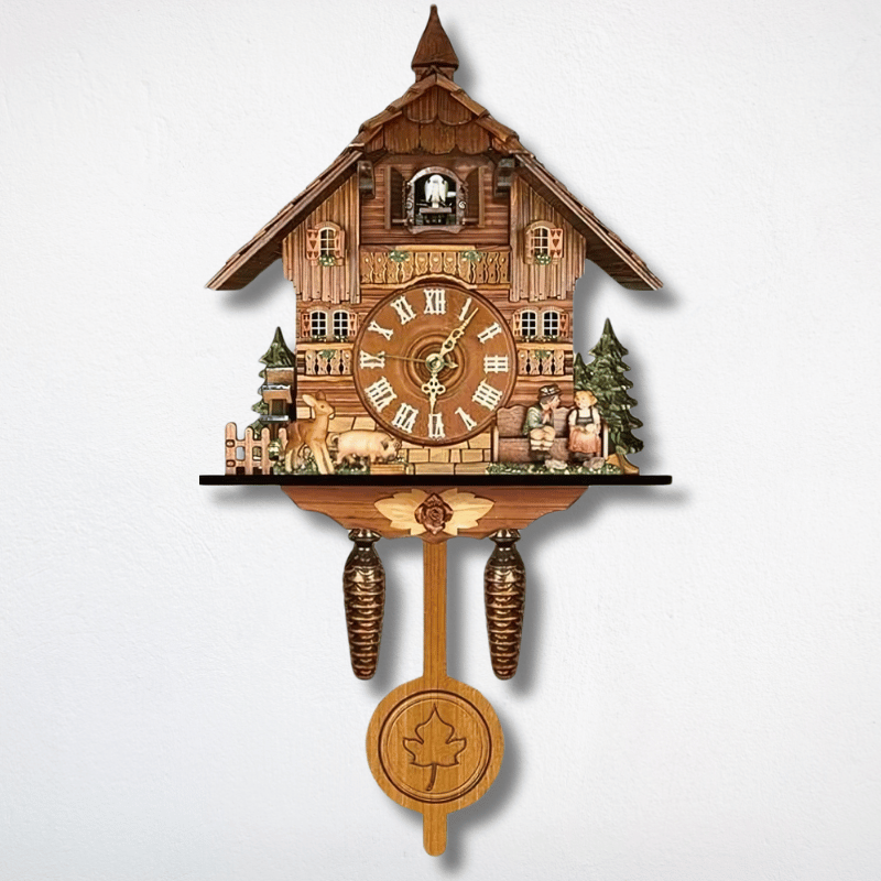 Traditional Chalet Cuckoo Wall Clock – view 5