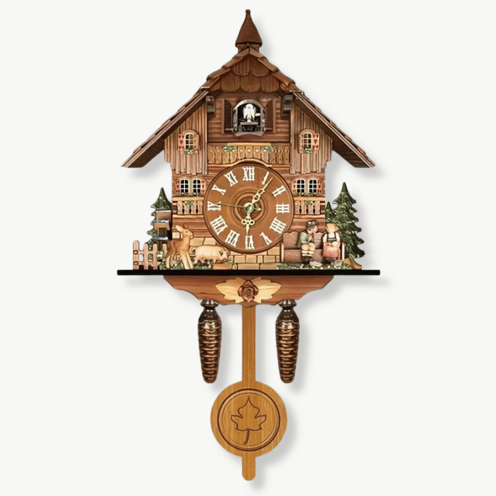Traditional Chalet Cuckoo Wall Clock – Standard
