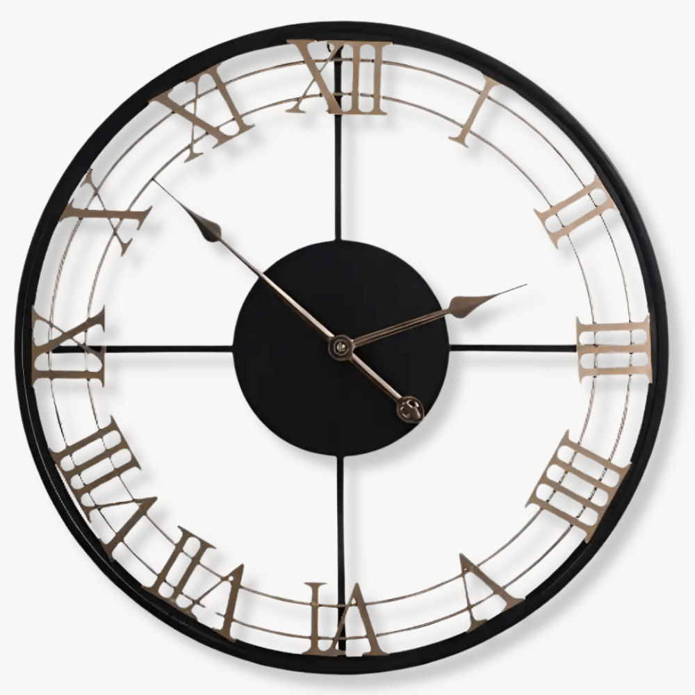 Large Roman Numeral Design Wall Clock – Standard