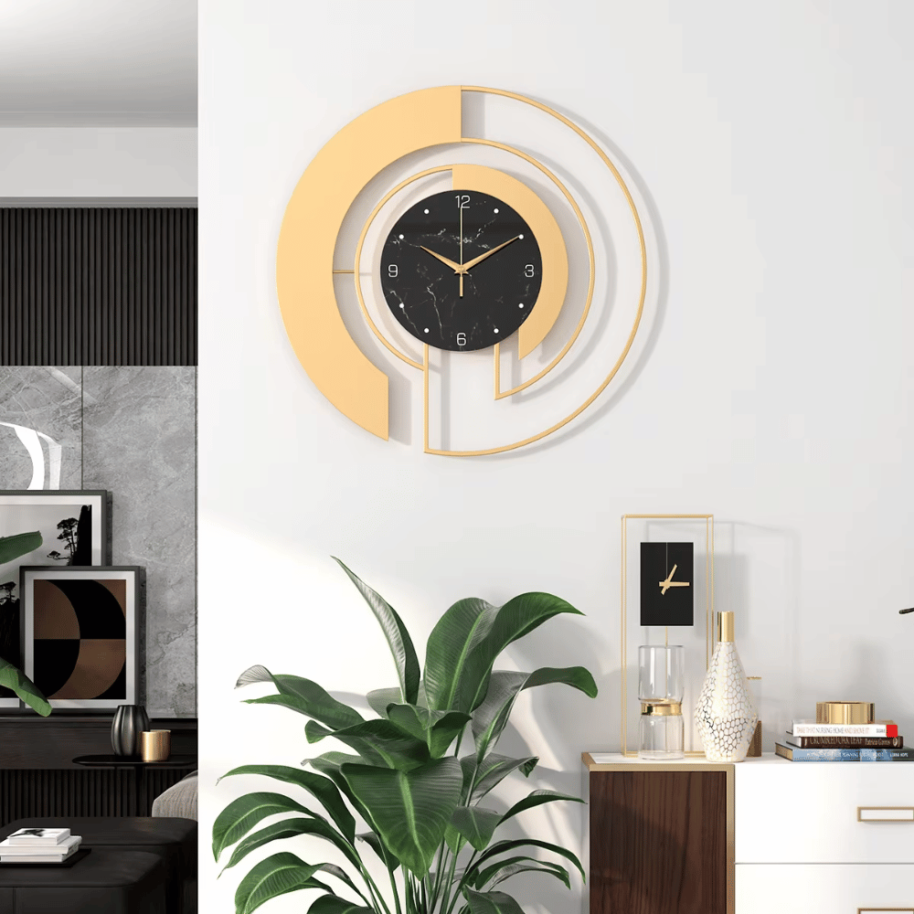 Prestige Circle Wall Clock – Black