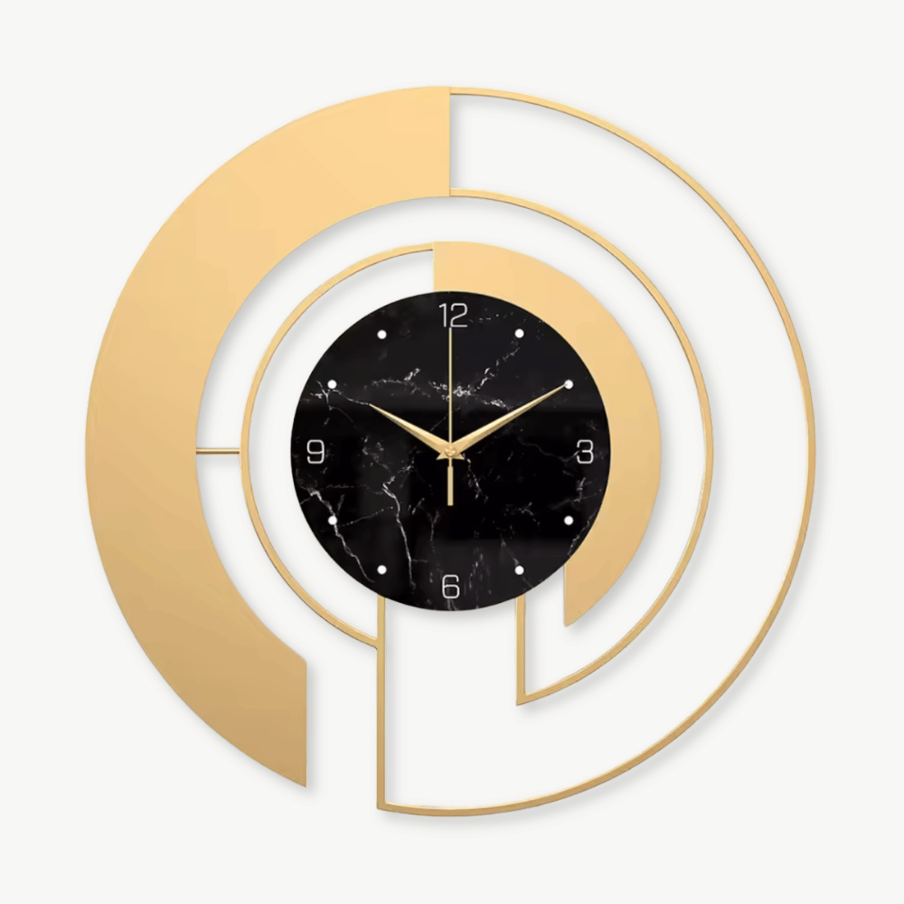 Prestige Circle Wall Clock – Gold