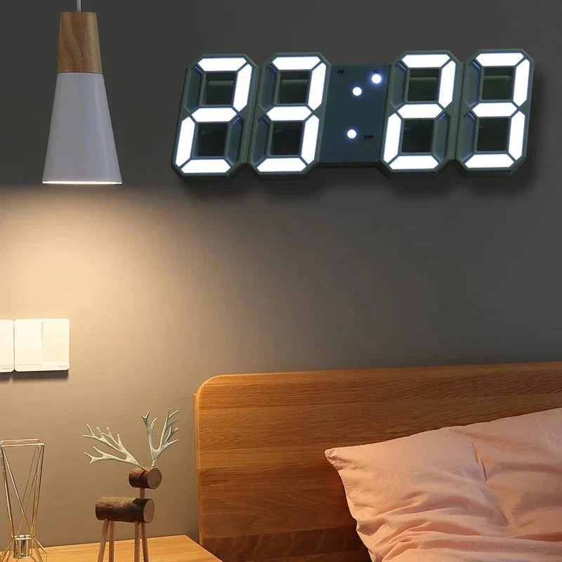 Digital LED Wall Clock – view 3
