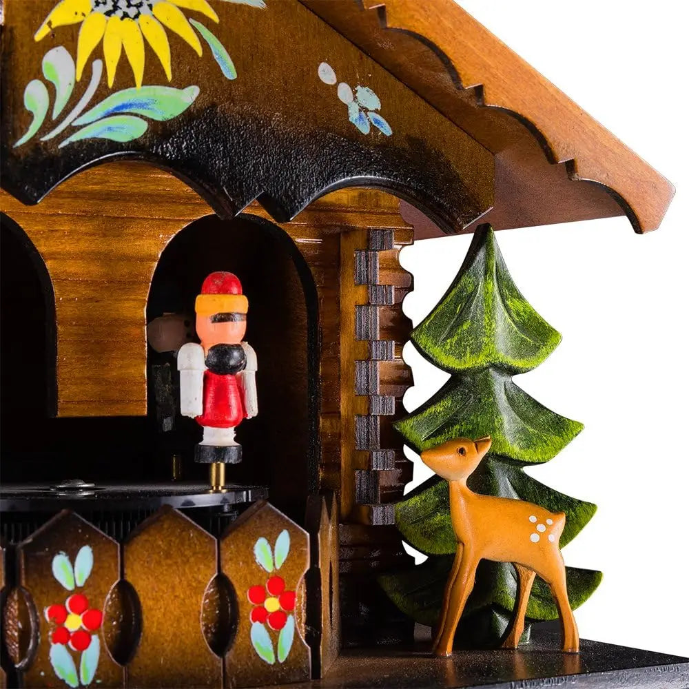 Wooden Chalet Cuckoo Wall Clock – view 7