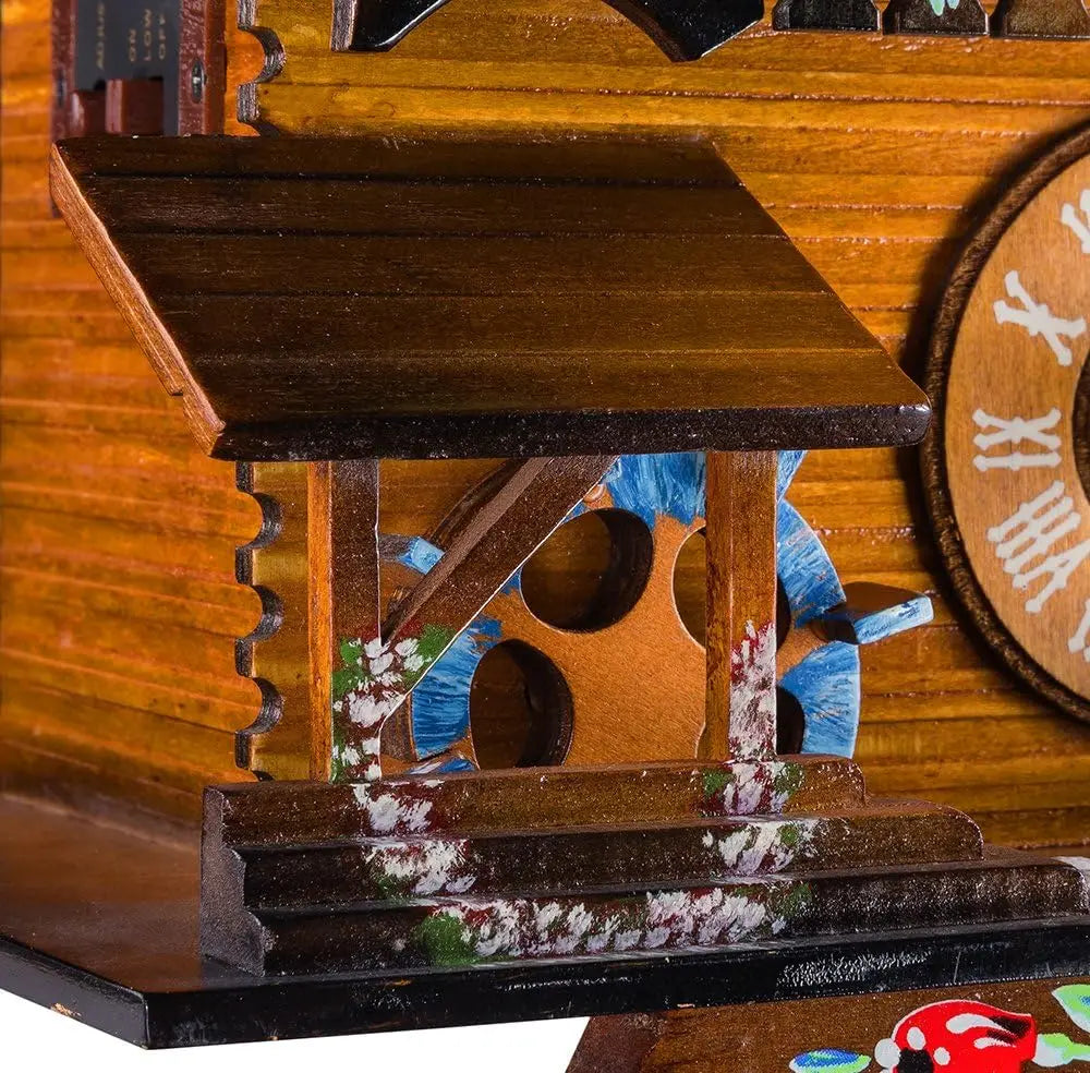 Wooden Chalet Cuckoo Wall Clock – view 8