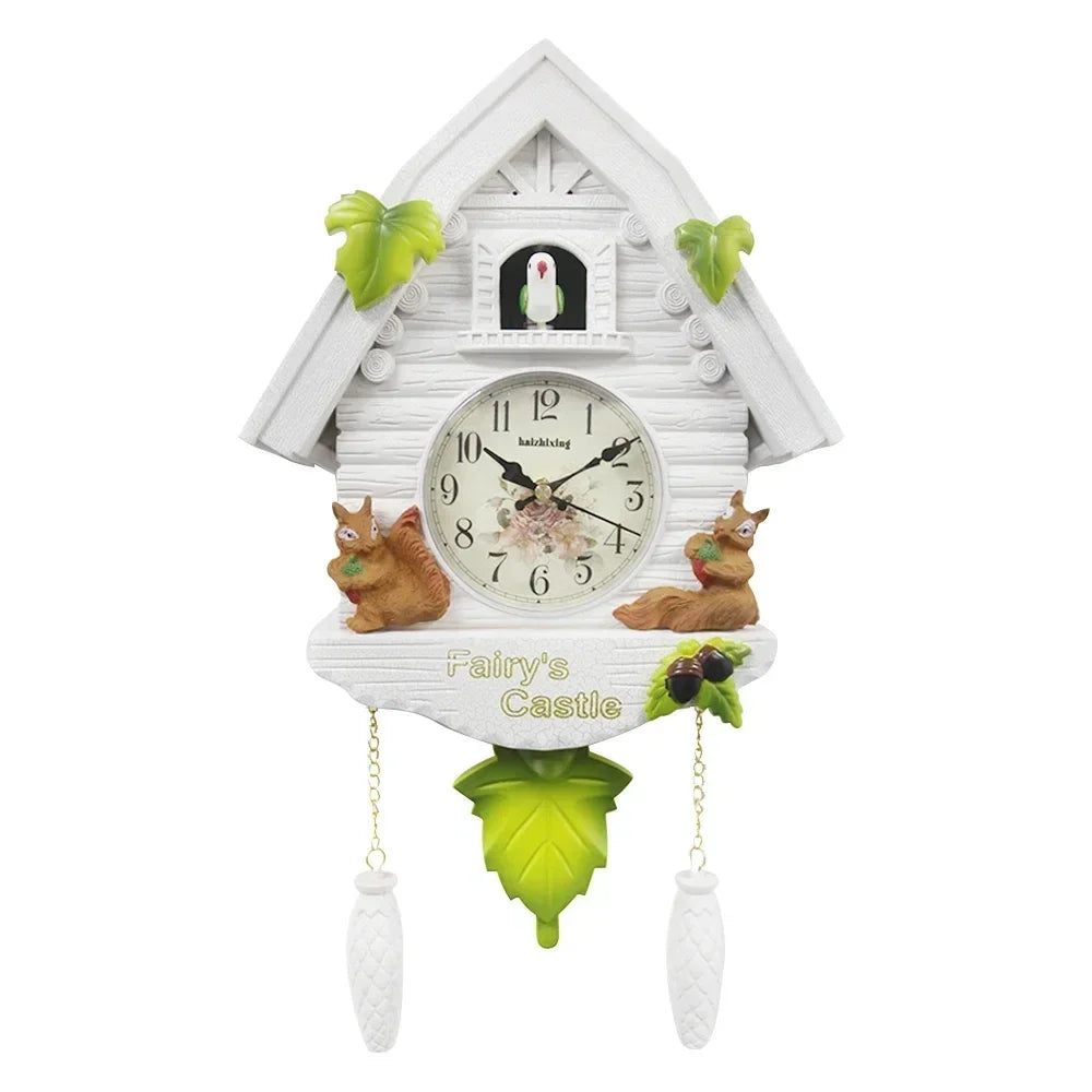 White Cuckoo Wall Clock – view 4