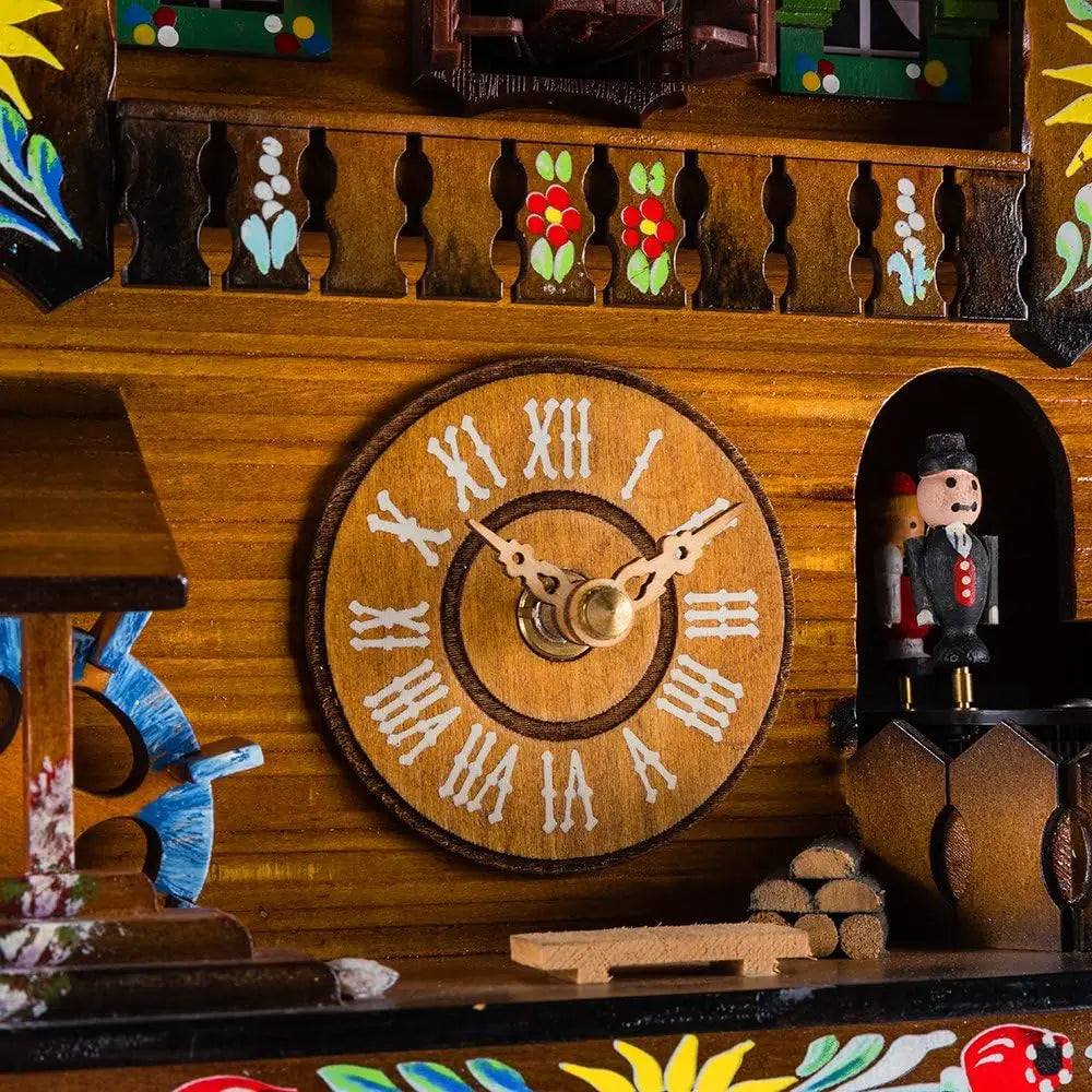 Wooden Chalet Cuckoo Wall Clock – view 3