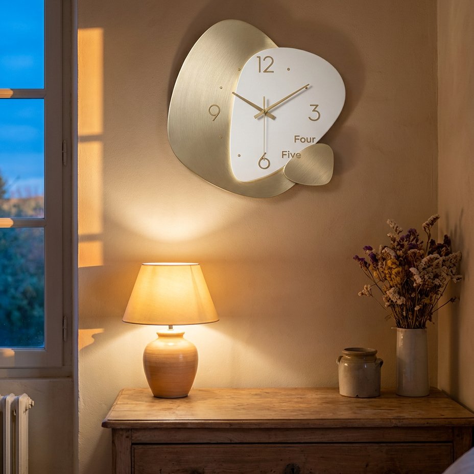 Abstract Shape Wall Clock – product view 4