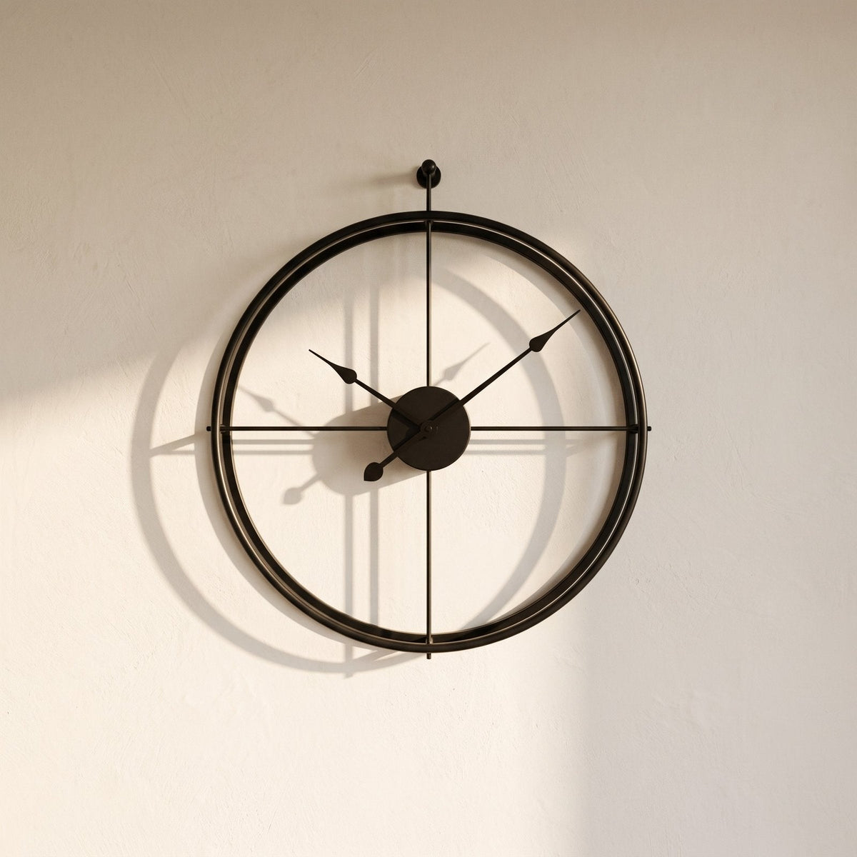 Airy Gold Circle Wall Clock – product view 10