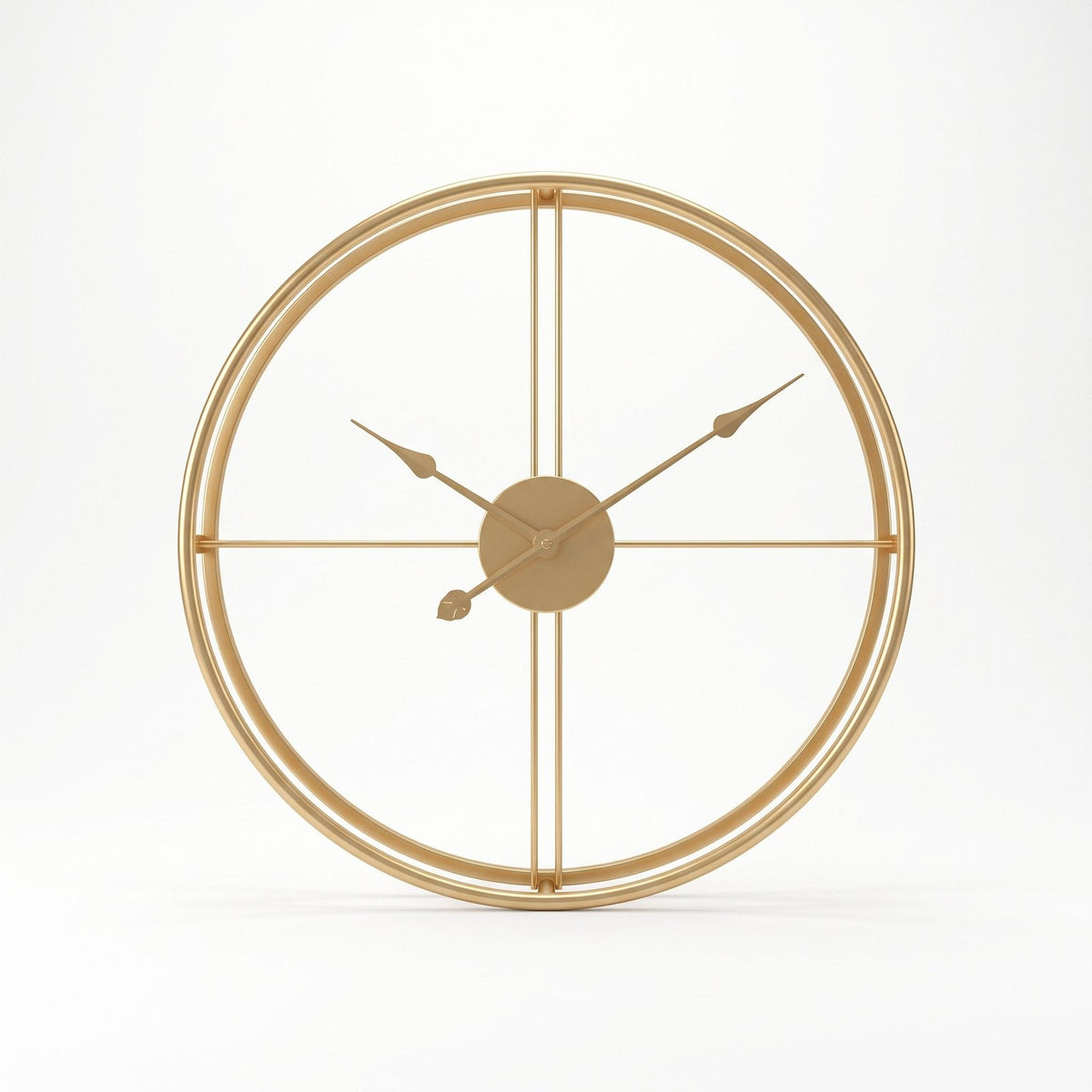 Airy Gold Circle Wall Clock – product view 11