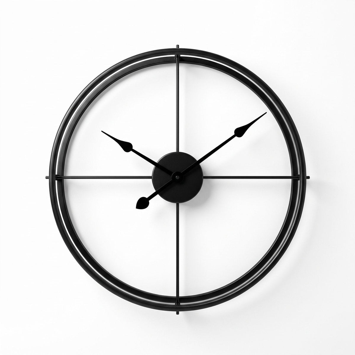 Airy Gold Circle Wall Clock – product view 12