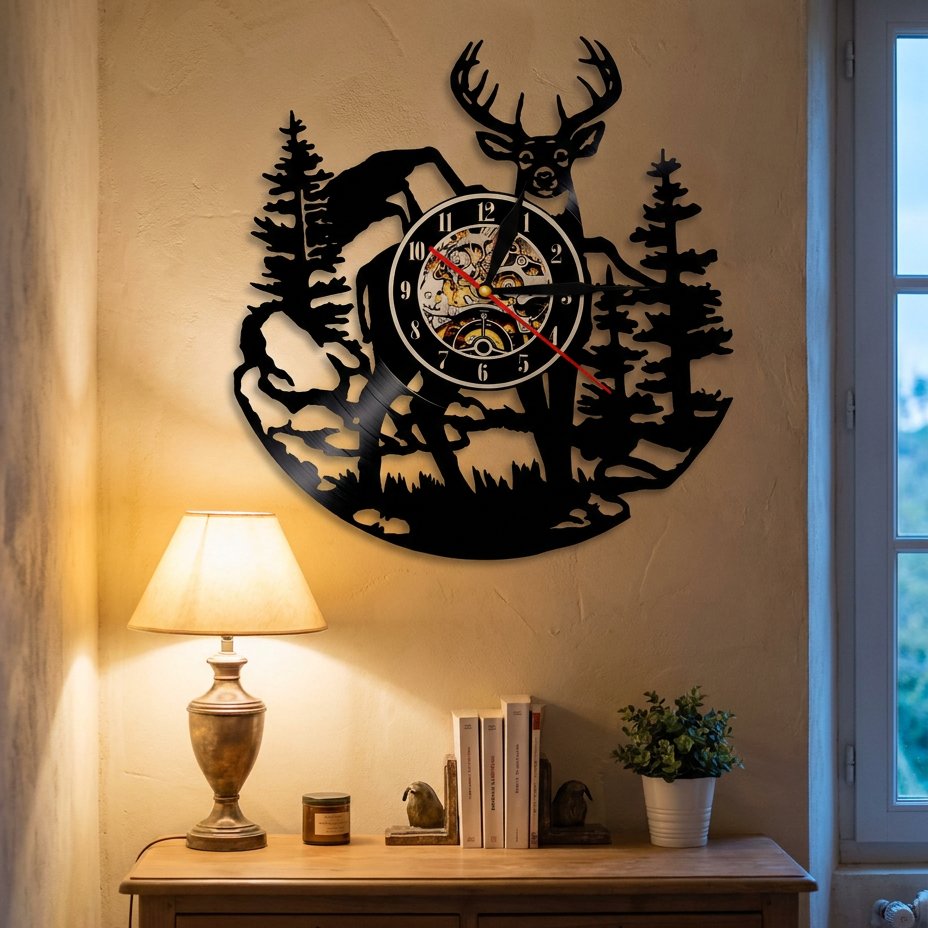 Animal Forest Wall Clock – product view 4