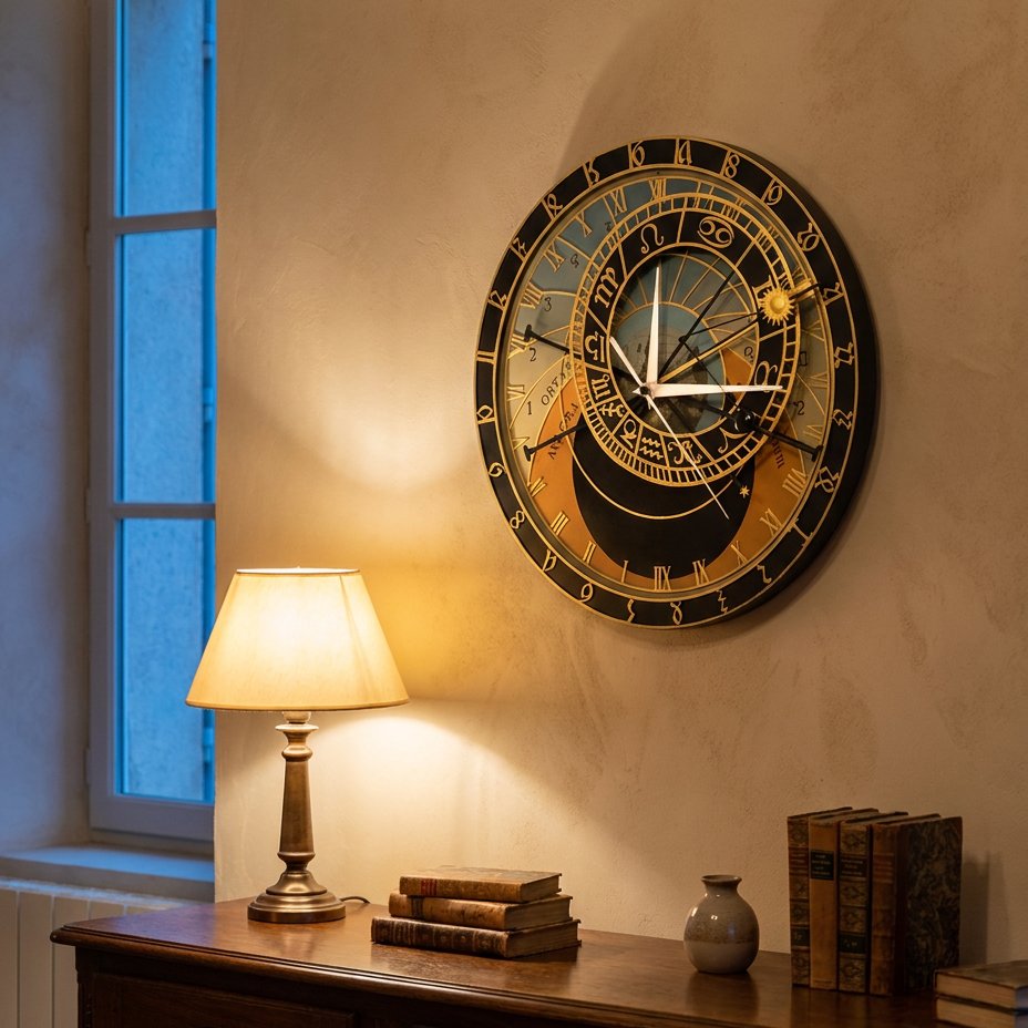 Astronomical Wall Clock – product view 3