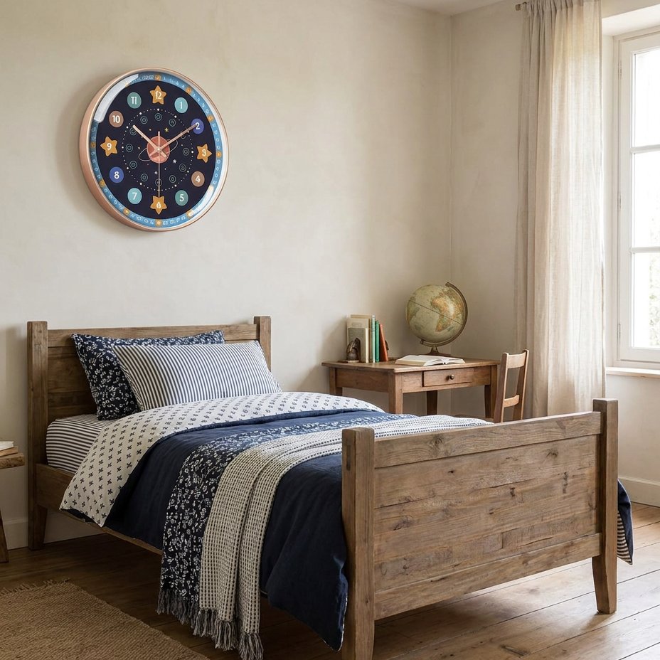 Astronomy Children's Wall Clock – product view 2