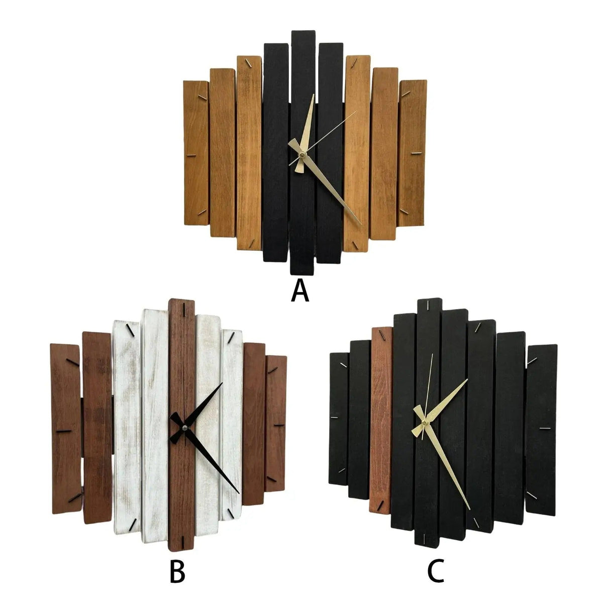 Asymmetrical Zen Wall Clock – product view 9