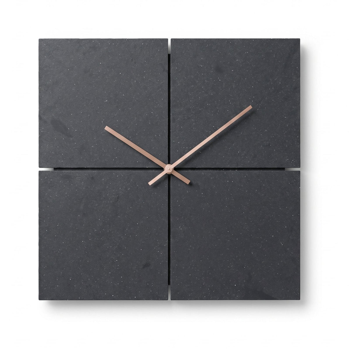 Black Square Wall Clock – product view 5
