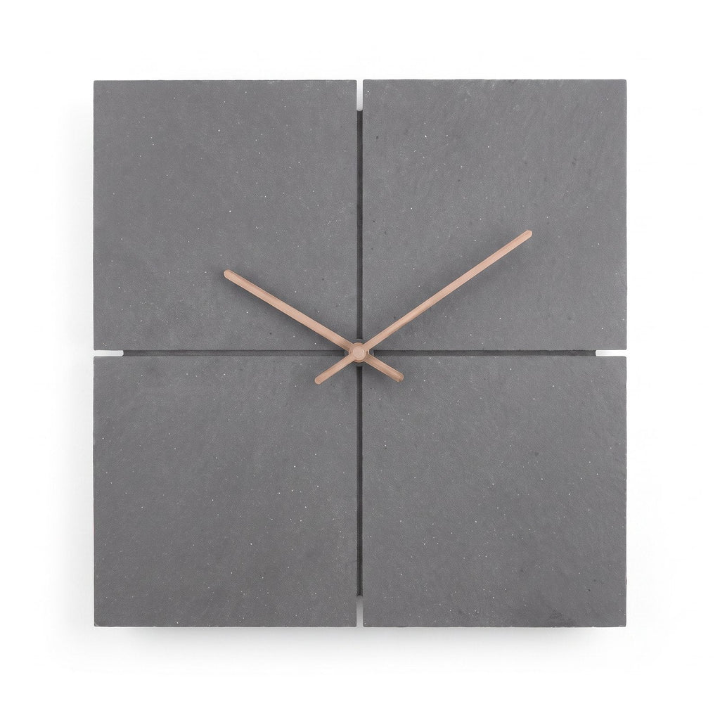 Black Square Wall Clock – product view 6