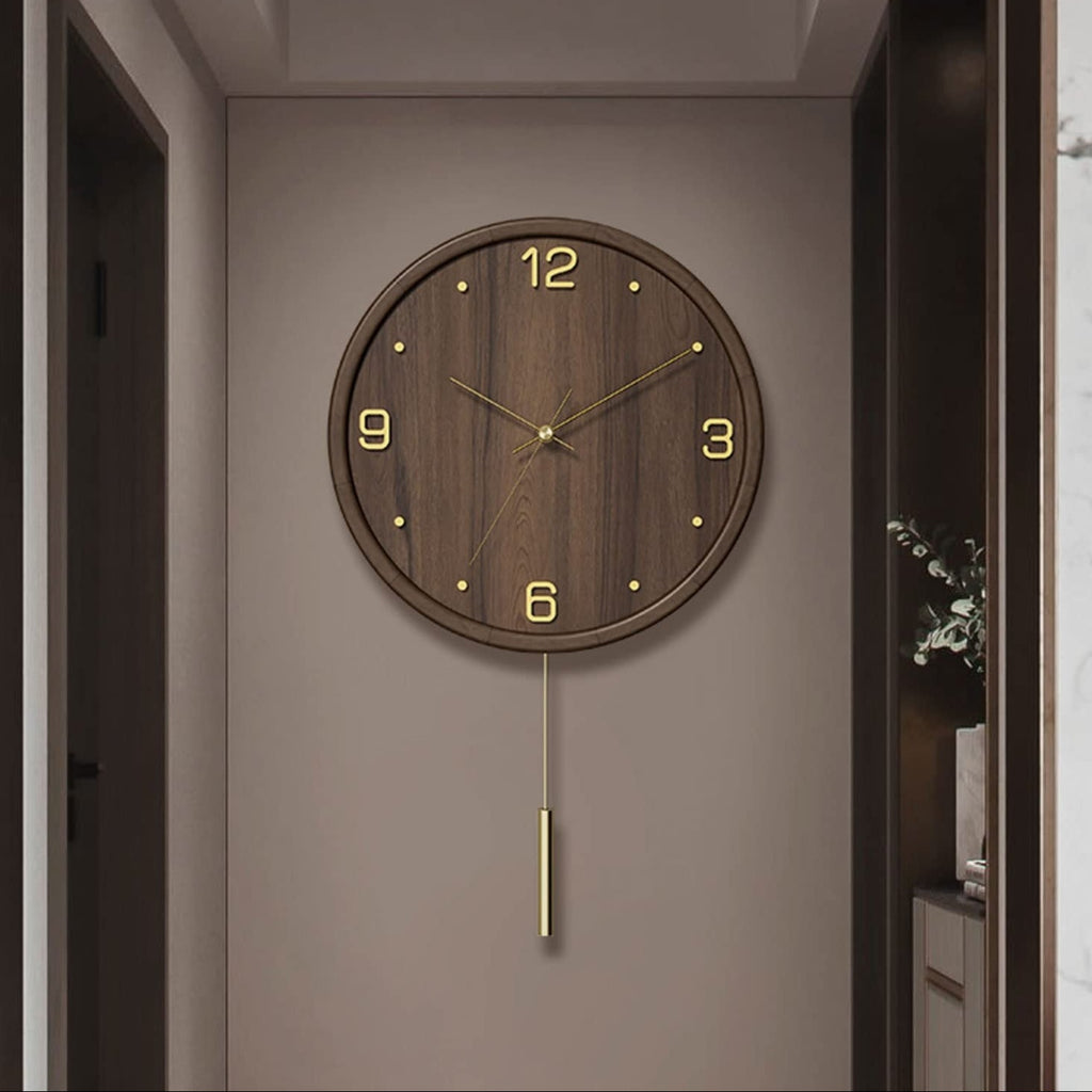 Brown Pendulum Wall Clock – product image