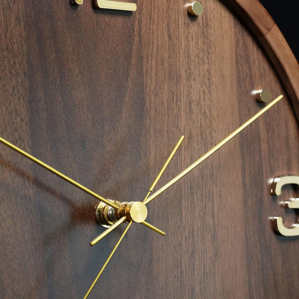 Brown Pendulum Wall Clock – product view 4