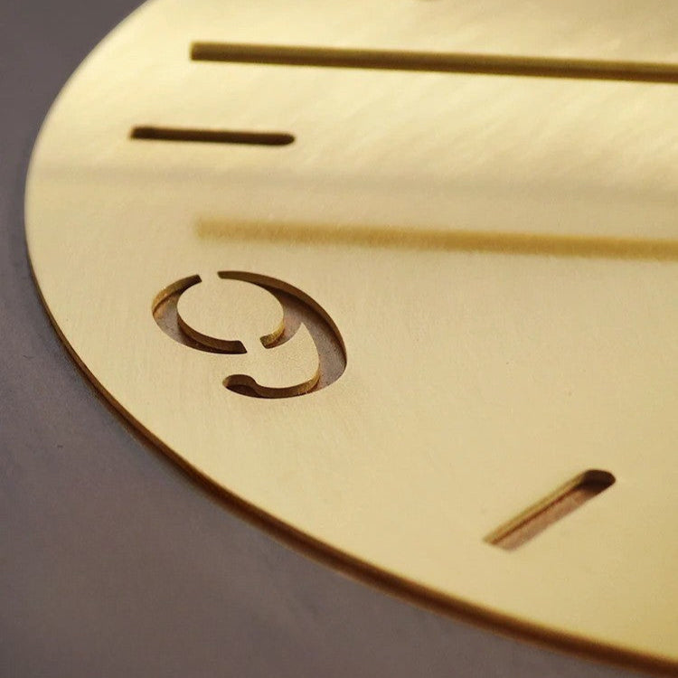 Brown Pendulum Wall Clock – product view 7