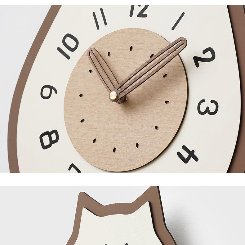 Cat Shape Wall Clock – product view 5