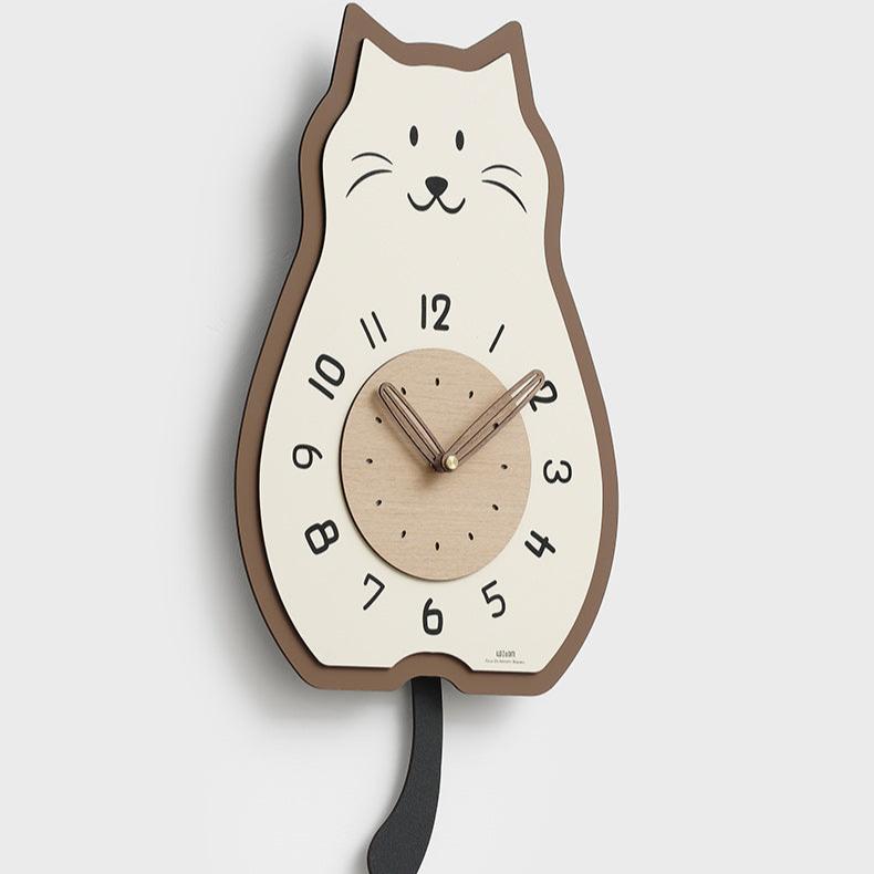 Cat Shape Wall Clock – product view 6