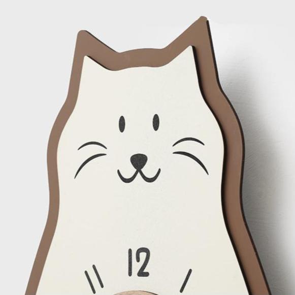 Cat Shape Wall Clock – product view 7