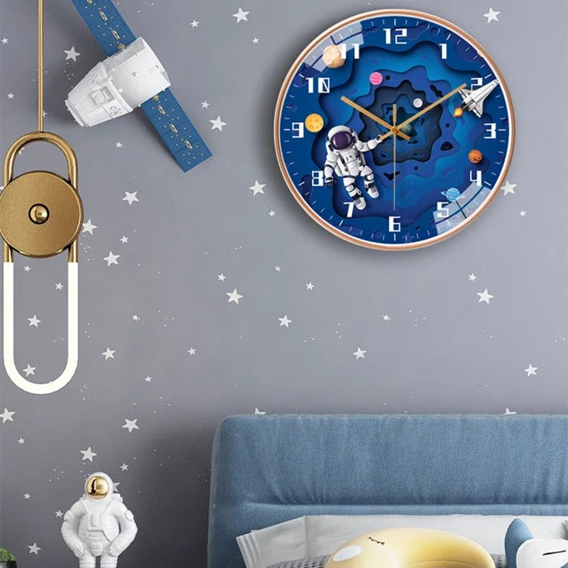 Children's Space Wall Clock – product image