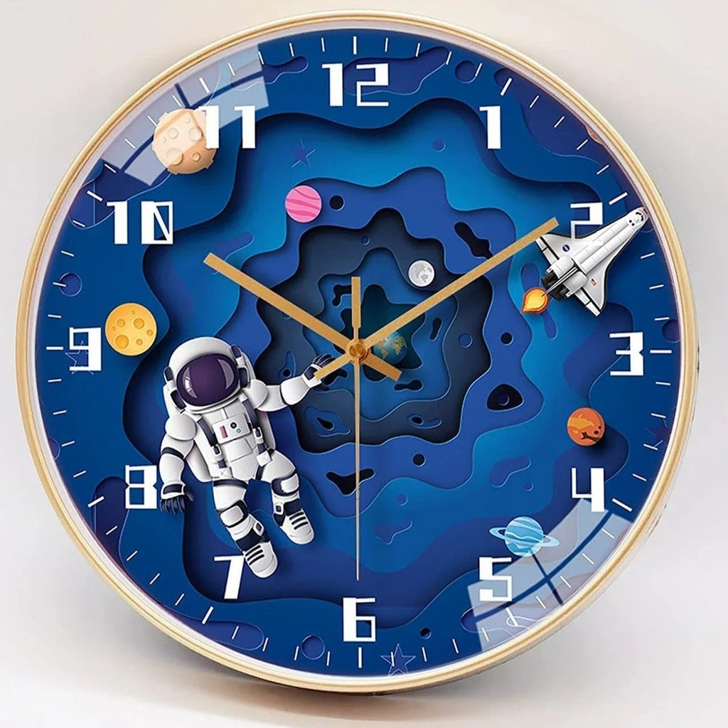 Children's Space Wall Clock – product view 2