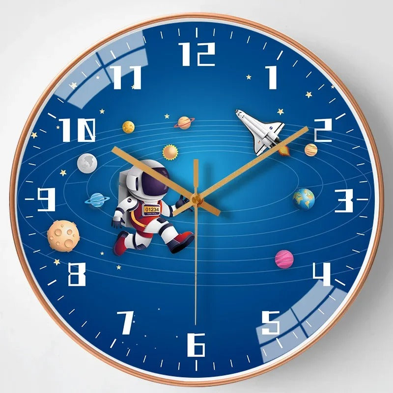 Children's Space Wall Clock – product view 5