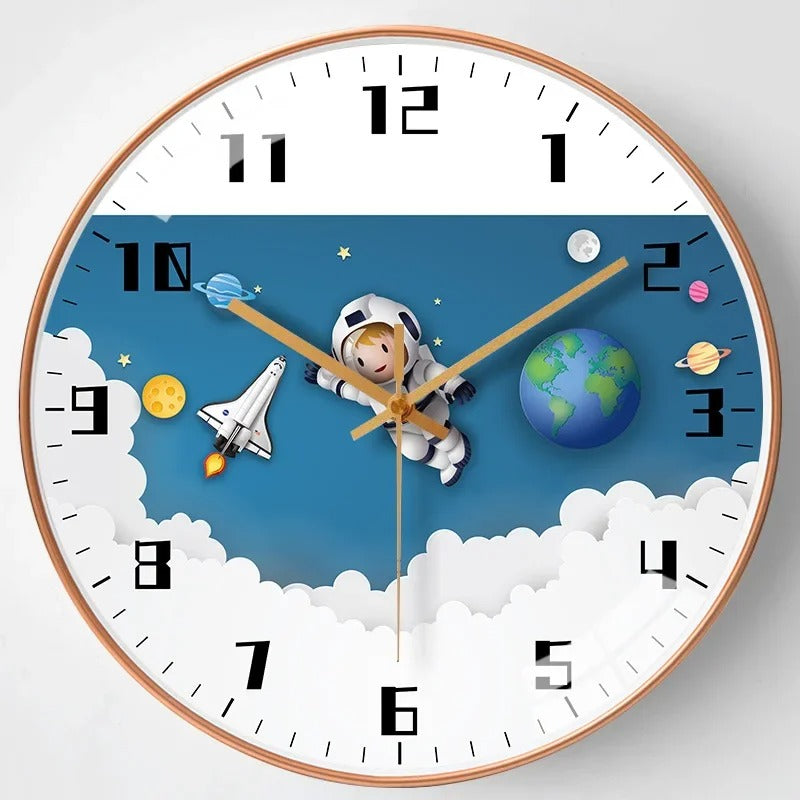 Children's Space Wall Clock – product view 7