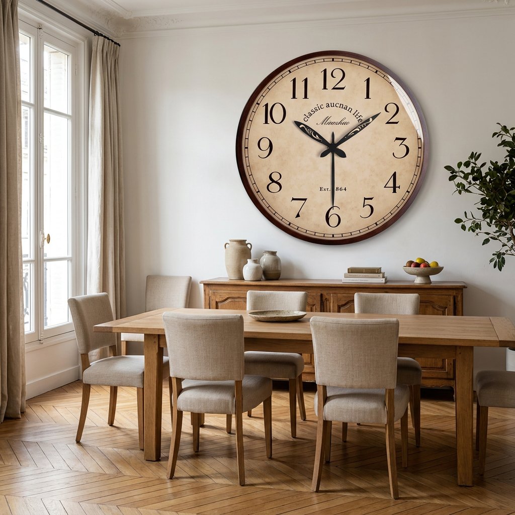 Classic Vintage Wall Clock – product view 2