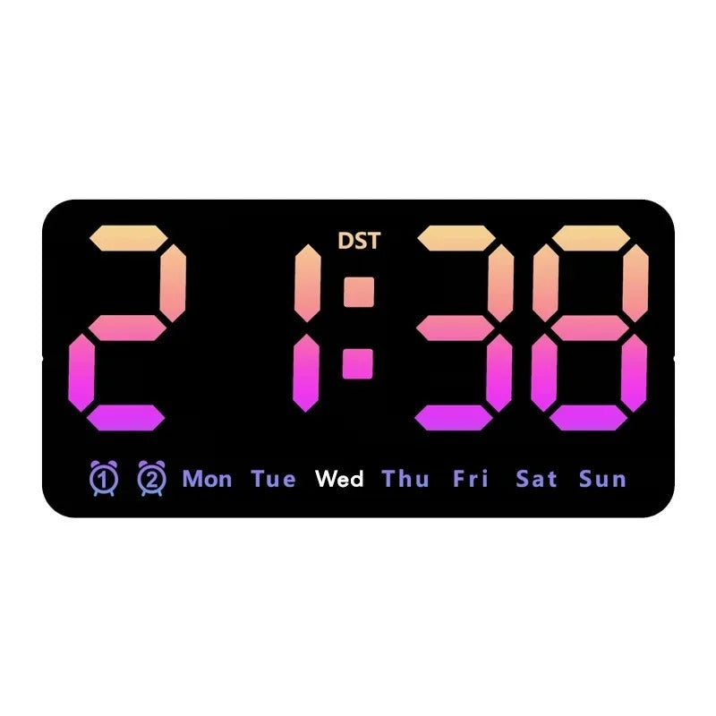 Clear Display Digital LED Wall Clock – product view 10