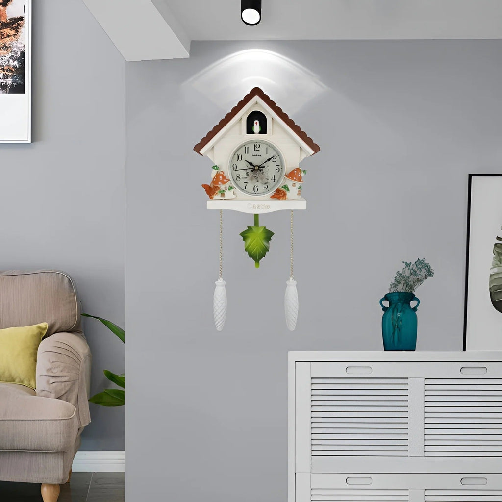 Colorful Chalet Wall Clock – product view 4