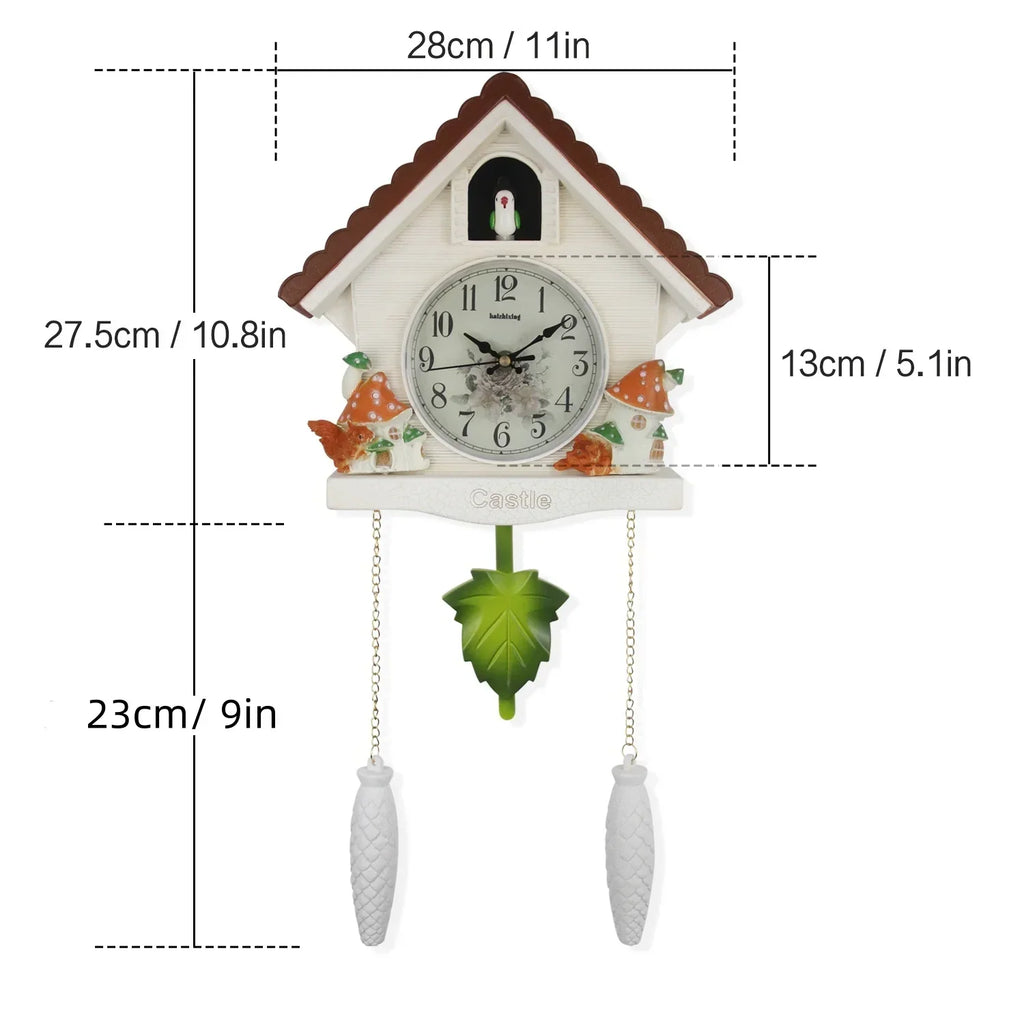 Colorful Chalet Wall Clock – product view 7