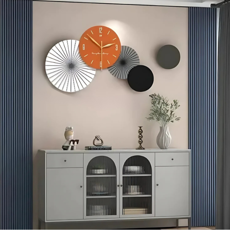 Colorful Circle Wall Clock – product image