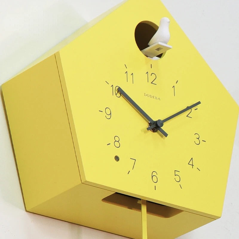 Colorful Cuckoo Pendulum Wall Clock – product view 5