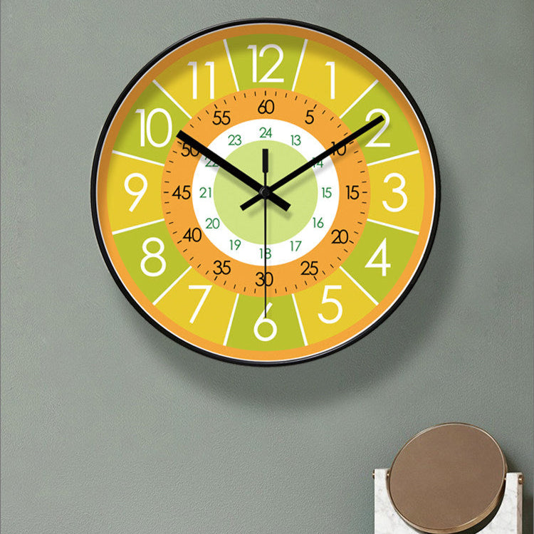 Colorful Educational Wall Clock – product image