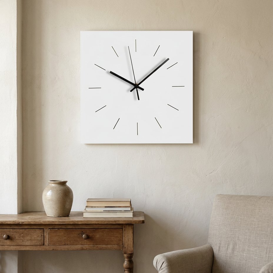 Contemporary Square Wall Clock – product image