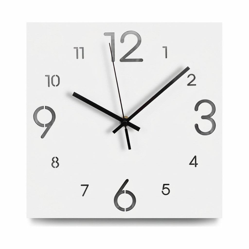 Contemporary Square Wall Clock – product view 9