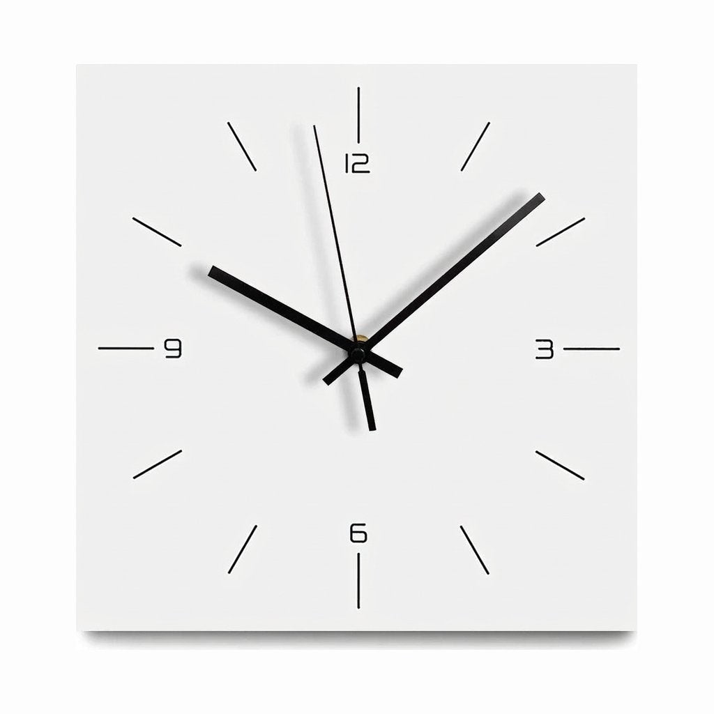 Contemporary Square Wall Clock – product view 11