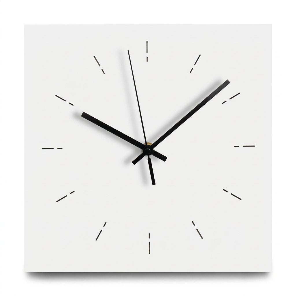 Contemporary Square Wall Clock – product view 12